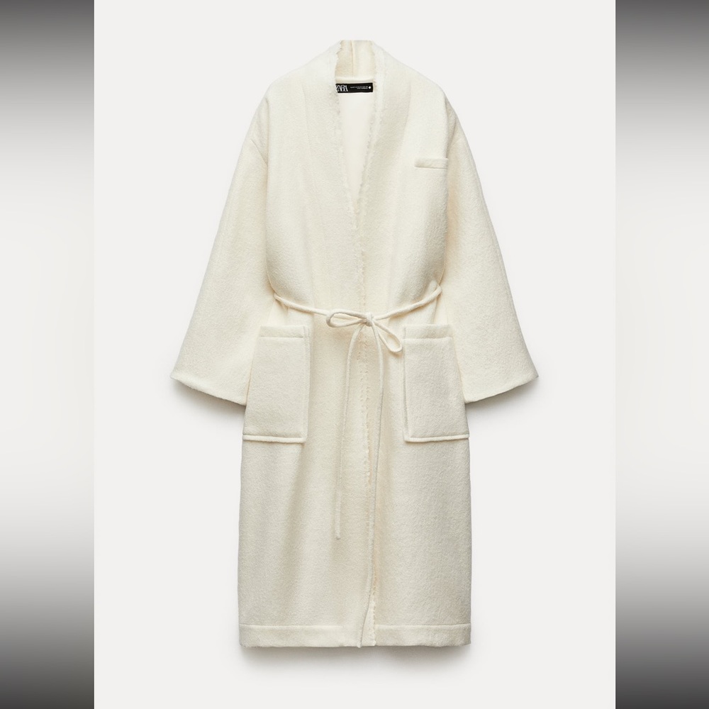 ZARA MANTECO 100% WOOL COAT